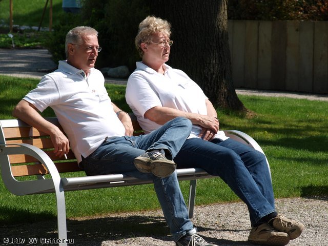 Auch mal nur zugucken - Klaus und Birgitt
